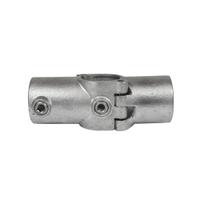Buiskoppeling Open klapbaar kruisstuk in 1 vlak-E / 48,3 mm